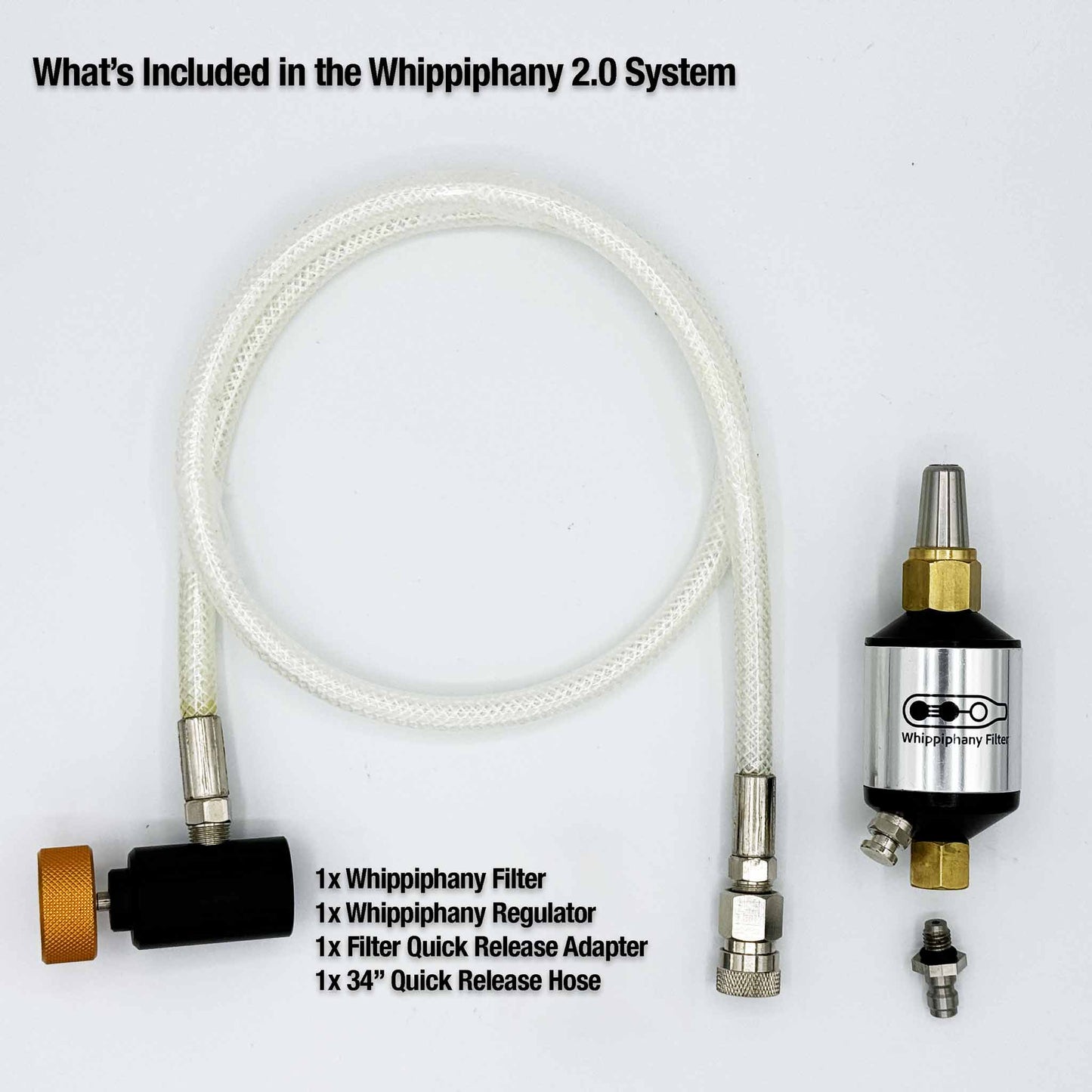 Whippiphany System 2.0 - n2o Regulator + Filter Set