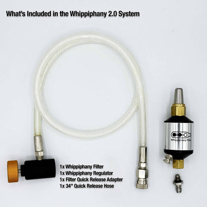 Whippiphany System 2.0 - n2o Regulator + Filter Set