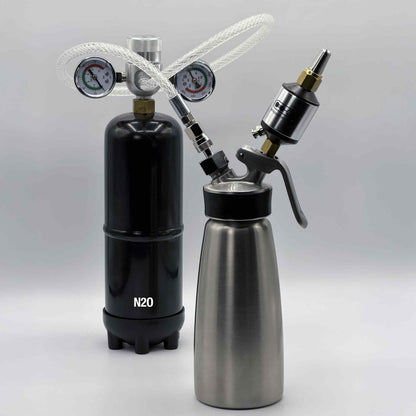 Whippiphany Deluxe 2.0 N2O Regulator System - Dual Gauges + Filter