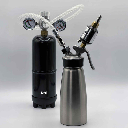 Whippiphany Deluxe 2.0 N2O Regulator System - Dual Gauges + Filter